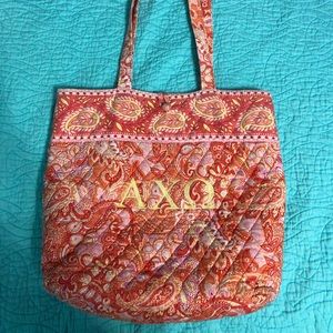 vera bradley alpha chi omega bag